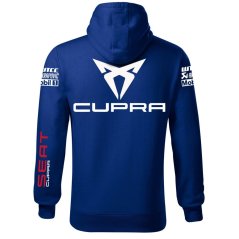 Męska bluza samochodowa Seat Cupra - Niebieski