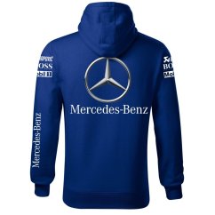 Autóipari Férfi Kapucnis Mercedes Benz - Kék