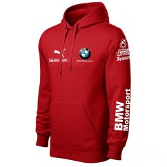Autóipari Férfi Kapucnis BMW - Piros