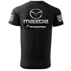 Férfi Póló Mazda - Fekete