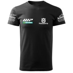 T-shirt Męski Husqvarna - Czarny