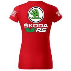 Női Póló Škoda RS - Piros