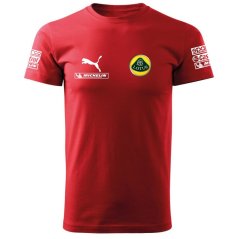 T-shirt Męski Lotus - Czerwone