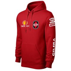 Motoros Férfi Kapucnis Gilera - Piros