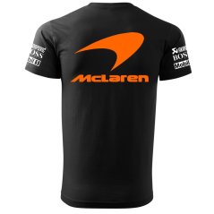 T-shirt Męski Mclaren - Czarny (Orange)