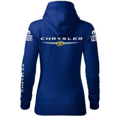 Automobilová Dámská Mikina Chrysler - Modrá
