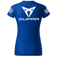 T-shirt Damski Seat Cupra - Niebieski