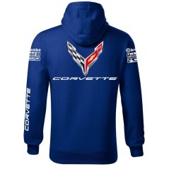 Męska bluza samochodowa Corvette - Niebieski