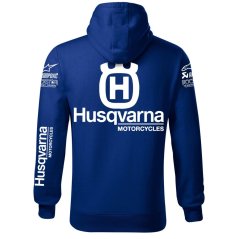 Męska bluza motocyklowa Husqvarna - Niebieski