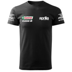 Férfi Póló Aprilia - Fekete