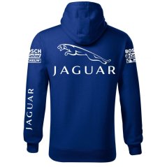 Męska bluza samochodowa Jaguar - Niebieski