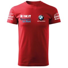T-shirt Męski BMW Motorrad - Czerwone