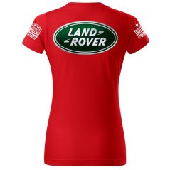 Koszulka Damska Land Rover - Czerwona
