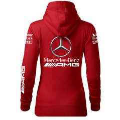 Bluza samochodowa dla kobiet Mercedes AMG - czerwona