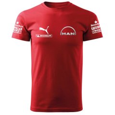 T-shirt Męski MAN - Czerwone