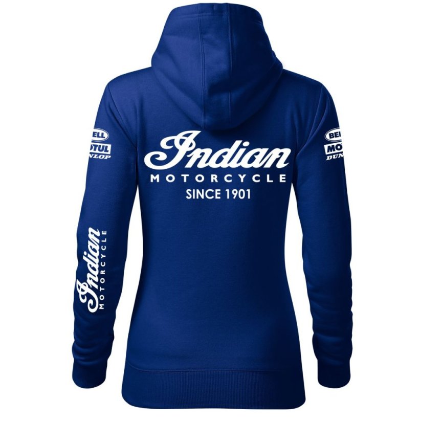 Damska bluza motocyklowa Indian Motorcycle - niebieski - Rozmiar: M
