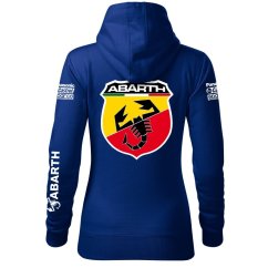 Automobilová Dámská Mikina Fiat Abarth - Modrá