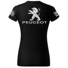 T-shirt Damski Peugeot - Czarny
