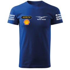 Férfi Póló Moto Guzzi - Kék