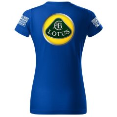 T-shirt Damski Lotus - Niebieski