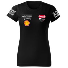 Női Póló Ducati - Fekete