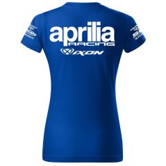 T-shirt Damski Aprilia - Niebieski