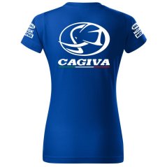 Női Póló Cagiva - Kék
