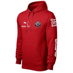 Autóipari Férfi Kapucnis Alpina - Piros