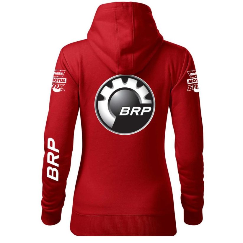 Damska bluza motocyklowa BRP - czerwona - Rozmiar: 2XL