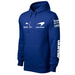 Męska bluza samochodowa Mclaren - Niebieski