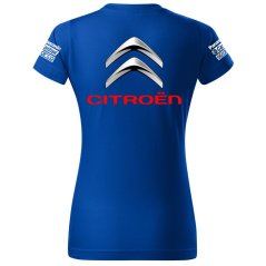 T-shirt Damski Citroën - Niebieski