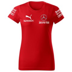 Koszulka Damska Mercedes AMG - Czerwona