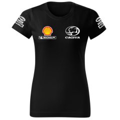 Női Póló Cagiva - Fekete