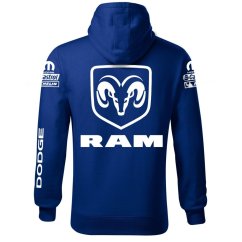 Autóipari Férfi Kapucnis Dodge Ram - Kék