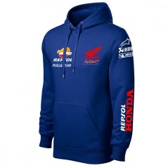 Męska bluza motocyklowa Honda-Moto - Niebieski