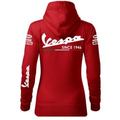 Damska bluza motocyklowa Vespa - czerwona