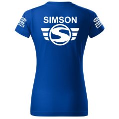 T-shirt Damski Simson - Niebieski