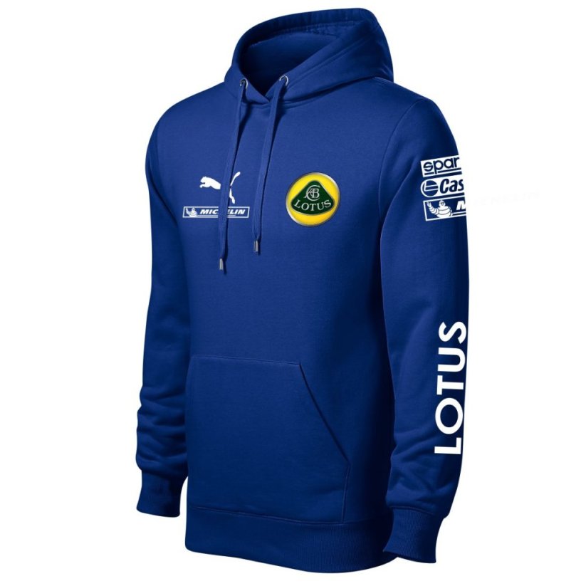 Autóipari Férfi Kapucnis Lotus - Kék - Méret: M