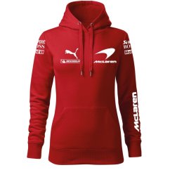Bluza samochodowa dla kobiet Mclaren - czerwona