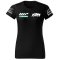 T-shirt Damski K.M. - Czarny