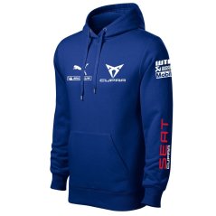 Męska bluza samochodowa Seat Cupra - Niebieski