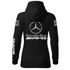 Damska bluza samochodowa Mercedes AMG - Czarny