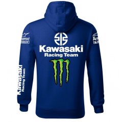 Męska bluza motocyklowa Kawasaki - Niebieski