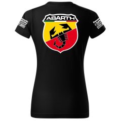 T-shirt Damski Fiat Abarth - Czarny