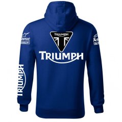Męska bluza motocyklowa Triumph - Niebieski