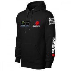 Męska bluza motocyklowa Suzuki-Moto - czarna
