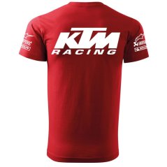 T-shirt Męski K.M. - Czerwone