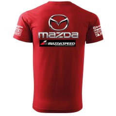 Férfi Póló Mazda - Piros