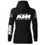 Damska Bluza Motocyklowa K.M. - Czarna - Rozmiar: XL