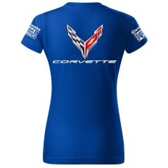 Női Póló Corvette - Kék